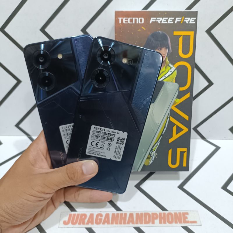TECNO POVA 5 8/256GB HP BEKAS SECOND FULLSET