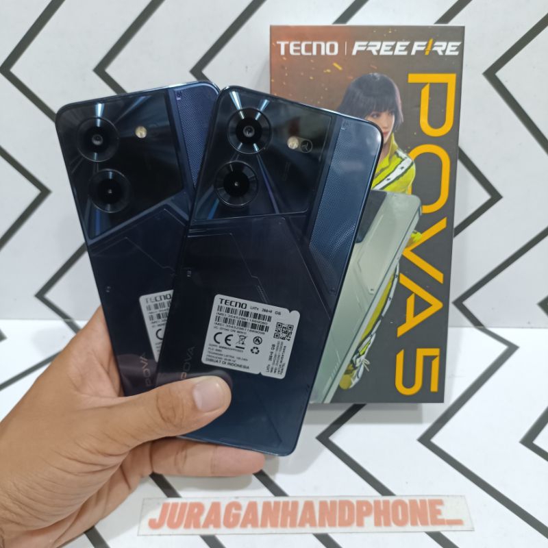 Tecno Pova 5 Ram 8/256GB Hp Second Seken Bekas Fullset