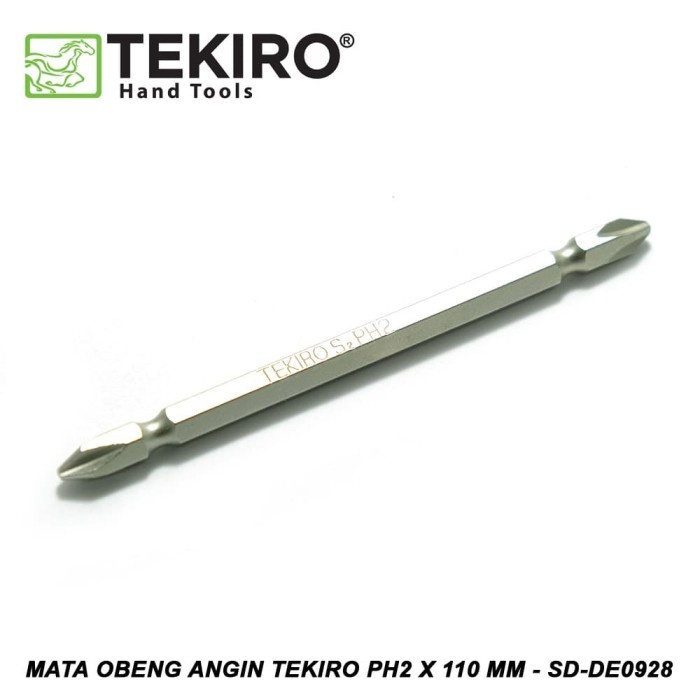 TEKIRO Mata Obeng Angin PH2 x 110 mm Plus (+) Mata Bor Obeng PH 2 Screwdriver Sekrup Magnet