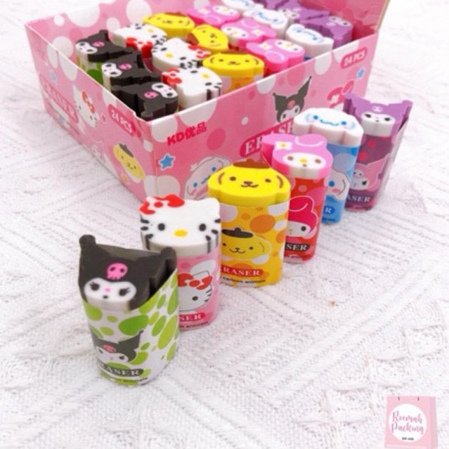 

Penghapus motif san*rio / cute eraser san*rio melody hellokitty cinamoroll kuromi pompompurin