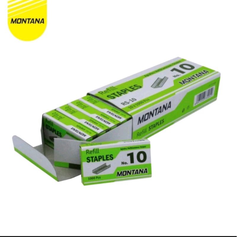 

1 Pack Montana/Isi Stapler/ORLEE PREMIUM Refill Stapler Montana EDS No 10/10