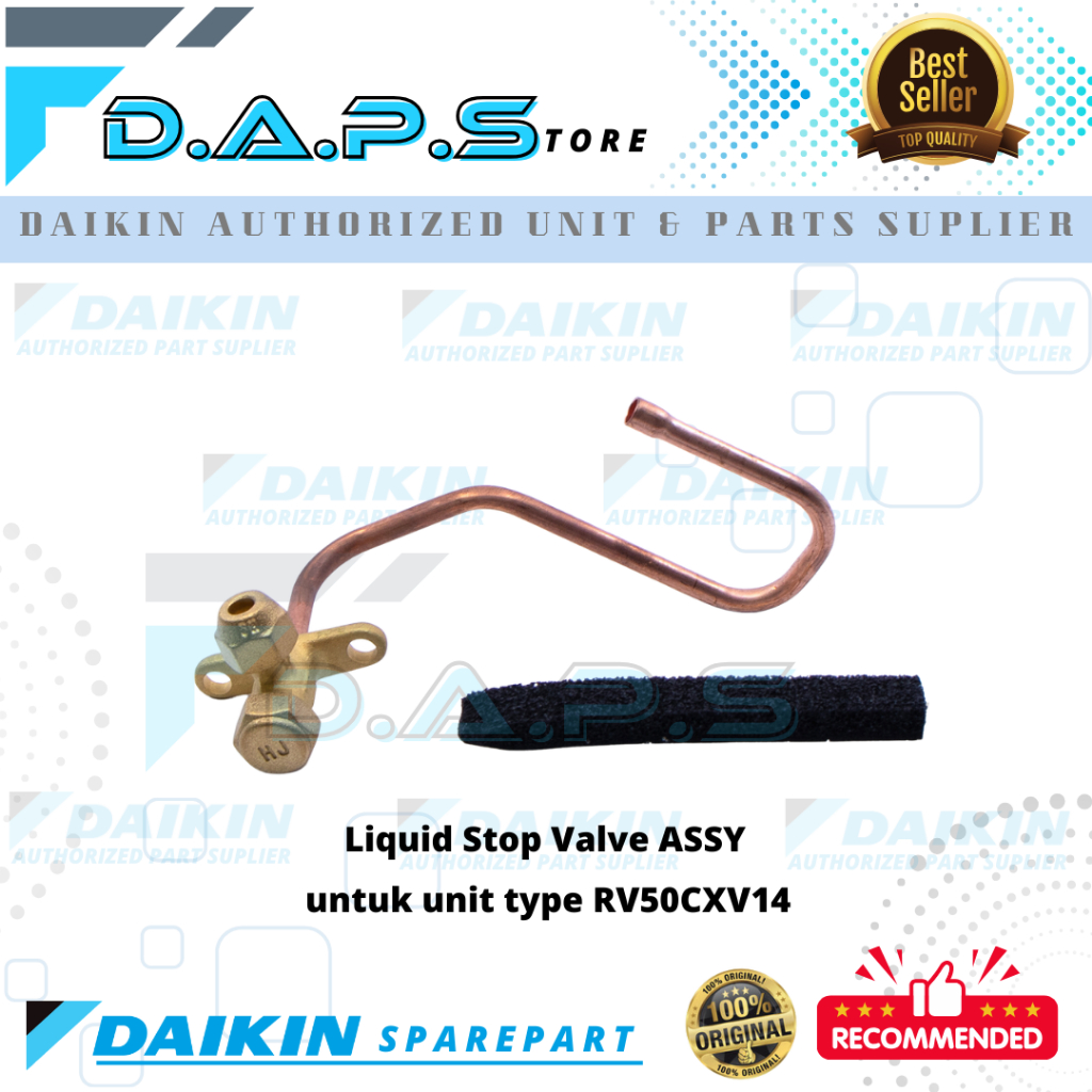 Kran - Keran - Liquid Stop Valve Assy AC DAIKIN Malaysia 2 PK RV50CXV14