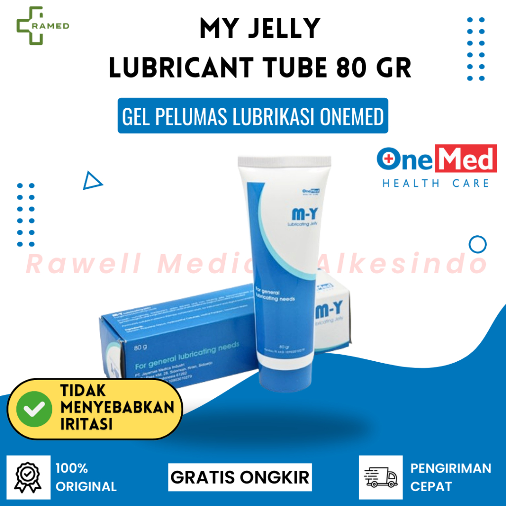 My Jelly 80 Gr Tube Lubricant / Gel Pelumas Pemasangan Kateter NGT / My Jelly Onemed