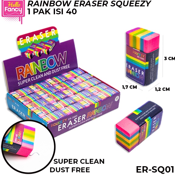 

Best seller Penghapus Eraser Rainbw ERSQ1 BKN