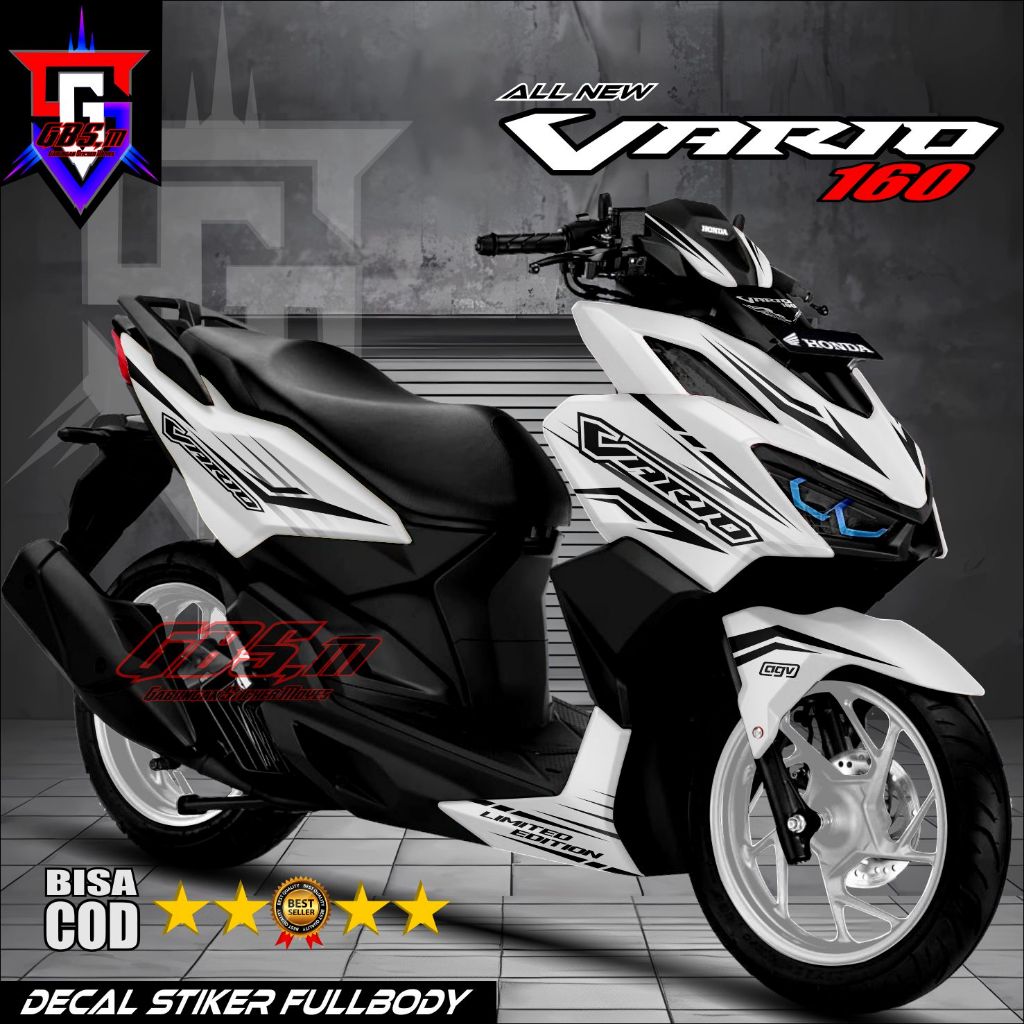 Decal Sticker Honda Vario 160 New ABS/NON ABS Fullbody Stiker Decal Motor Vario 160 New 2022 - 2025 