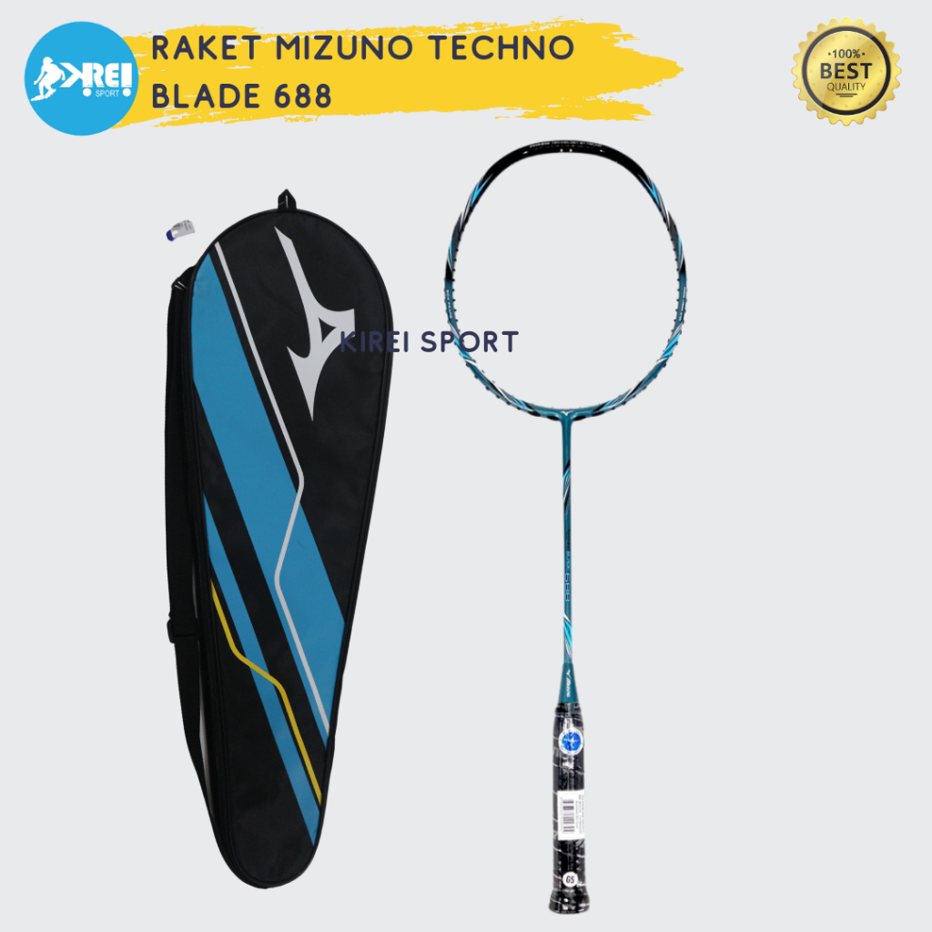 Raket Badminton Mizuno Technoblade 688 Head Heavy Flexible 28LBS ORIGINAL