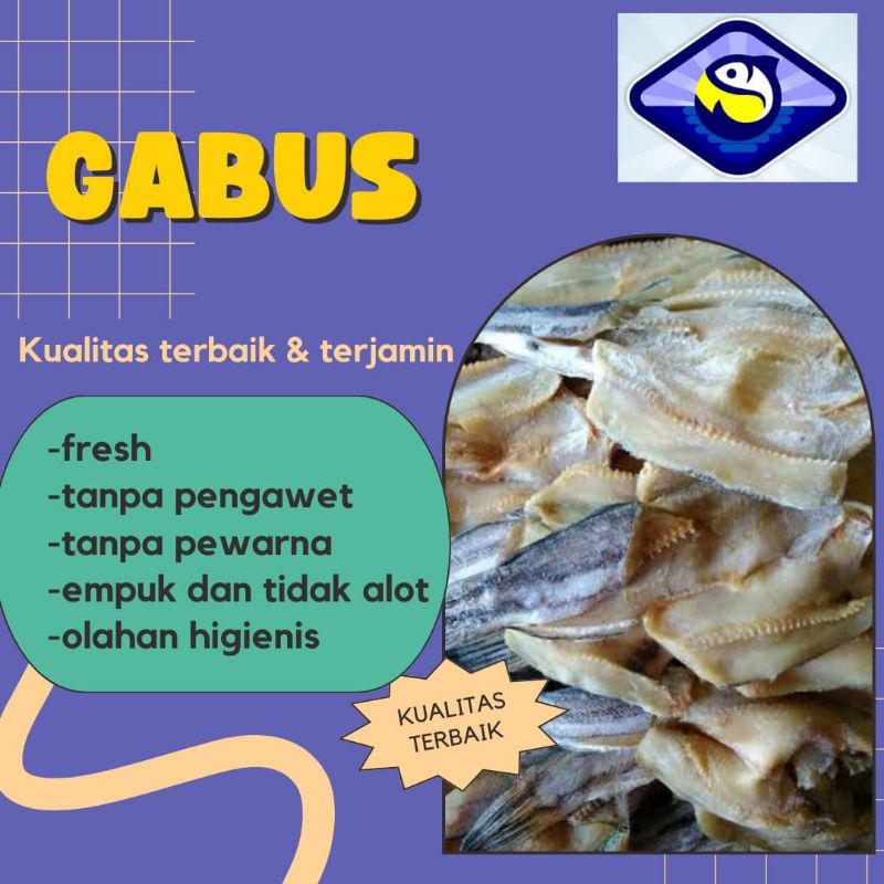 

Ikan Asin Gabus Berat 250g 500g 1kg