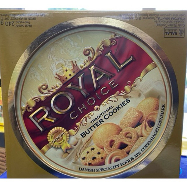 

Royal Choice Butter Cookies 240gr / 480gr / 960gr