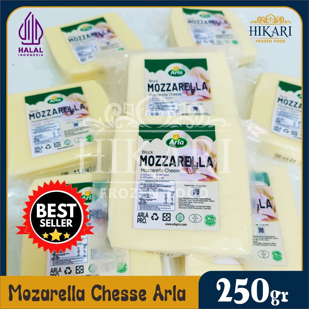 

Keju Mozzarella Arla - Mozzarella Chesse 250gr - Halal New EXP