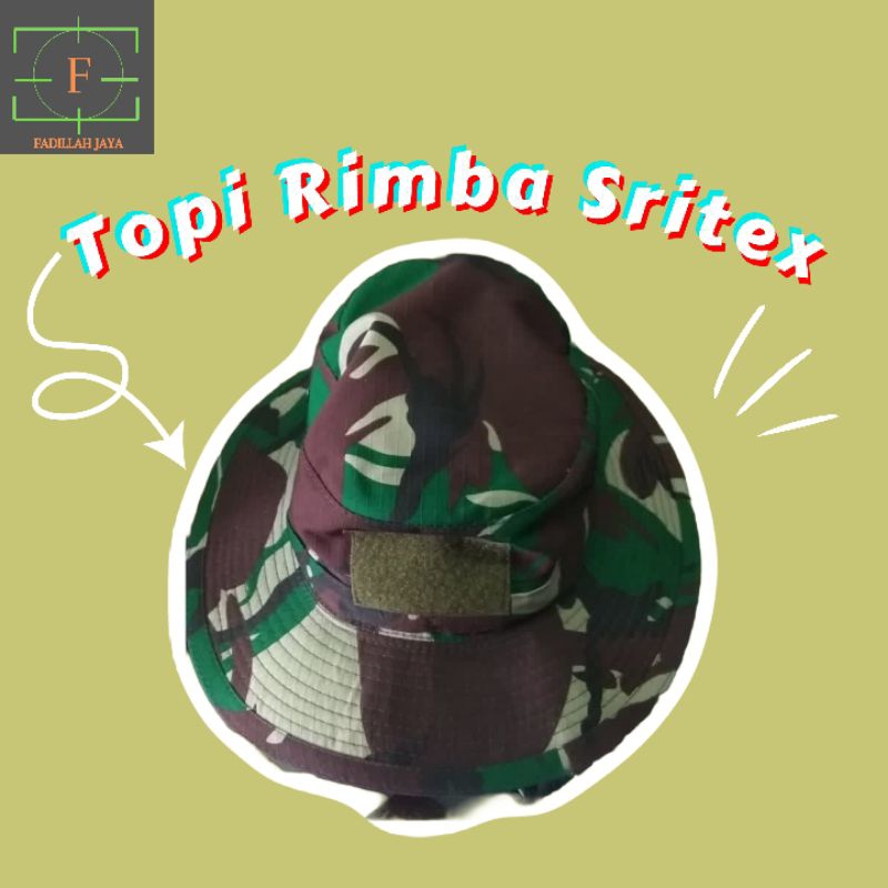 Topi Rimba Topi TNI POLRI Sritex - Military Fashion