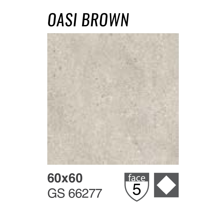 GRANIT GARUDA GLOSSY UKURAN 60X60 UNTUK LANTAI DAN DINDING OASI BROWN