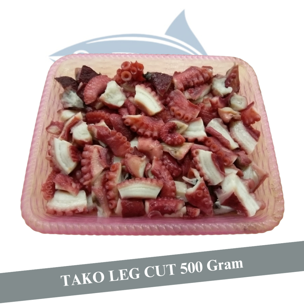 

Kaki Gurita Potong / Octopus Boiled Cut / Tako Leg Cut Import 500 Gram
