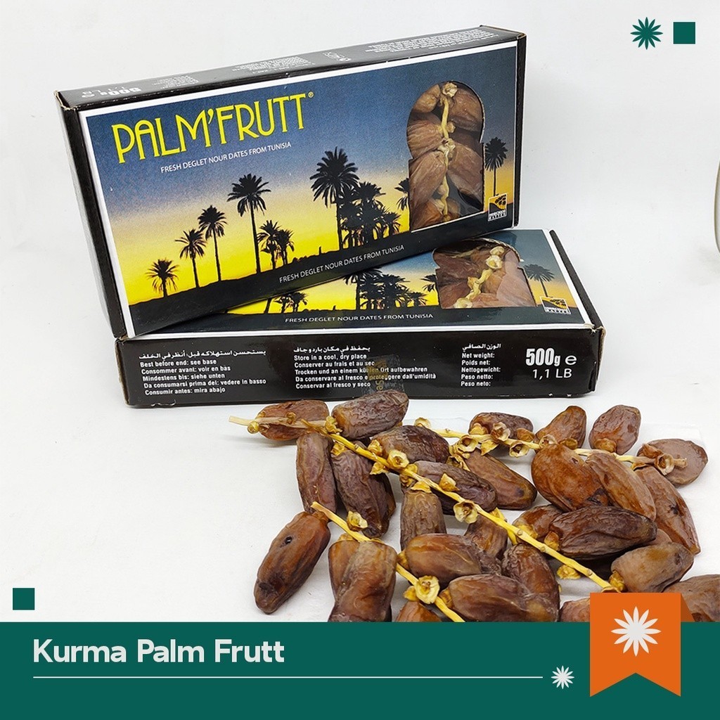 

TERLARIS! KURMA TUNIS TANGKAI PALM'FRUTT (500 Gr) / KURMA PALM FRUTT ORIGINAL Awet Tahan Lama - AYW