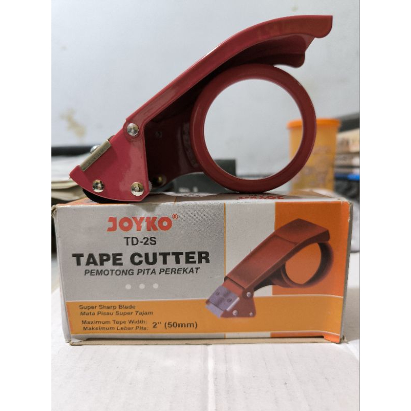 

Tape Cutter Joyko TD-2s(pemotong pita perekat bodi besi)