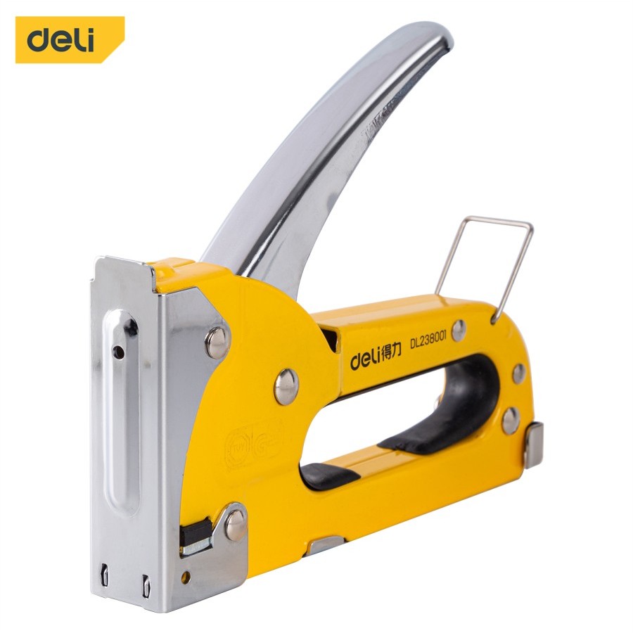 

Deli Staples Steples Tembak 4-8mm Stapler Gun Kayu Jok Kulit EDL238001