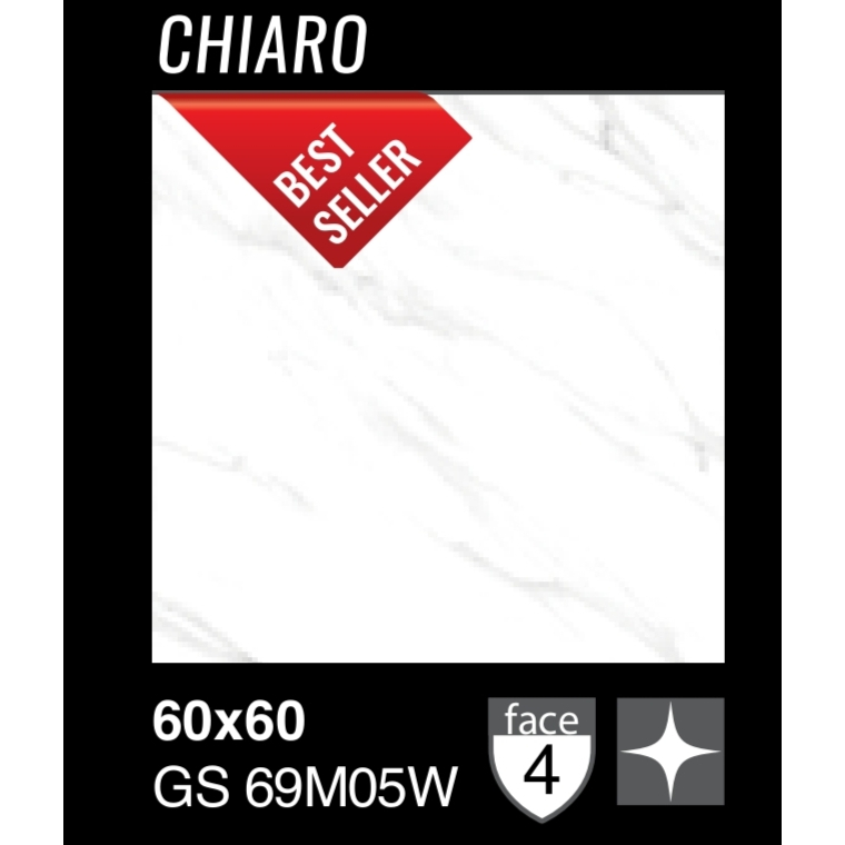 GRANIT GARUDA UNTUK LANTAI DAN DINDING GRADE A UKURAN 60X60 CHIARO