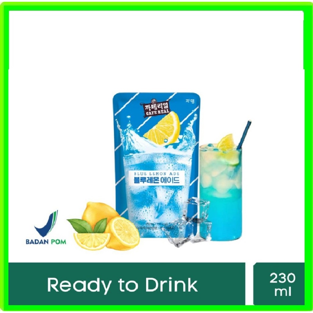 

Jardin Pouch Blue Lemonade Minuman khas Korea rasa Lemon