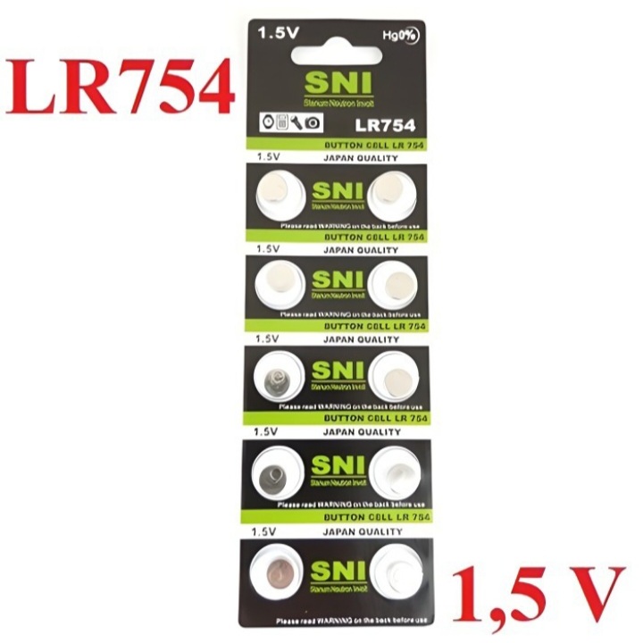 Baterai Lithium LR 48 / AG 5 / LR754