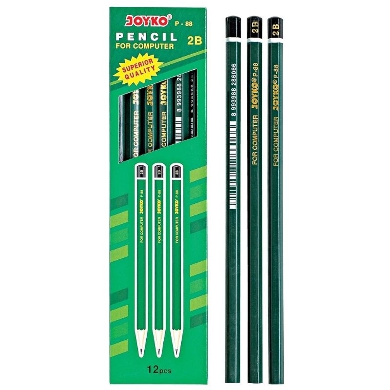 

Pensil 2B Joyko p-88 Hijau (1pcs)