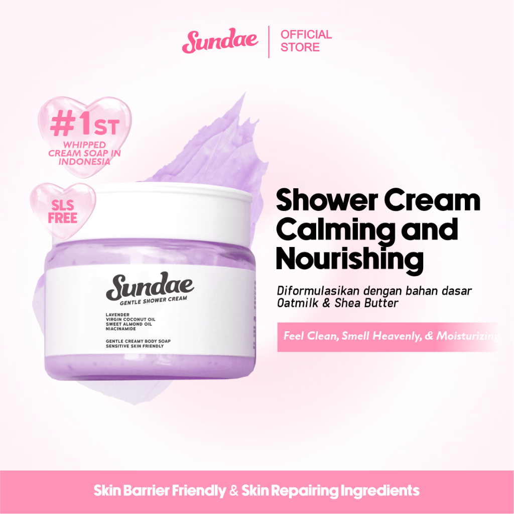 Sundae Shower Cream - Love&Dear - Sabun Mandi 110gr