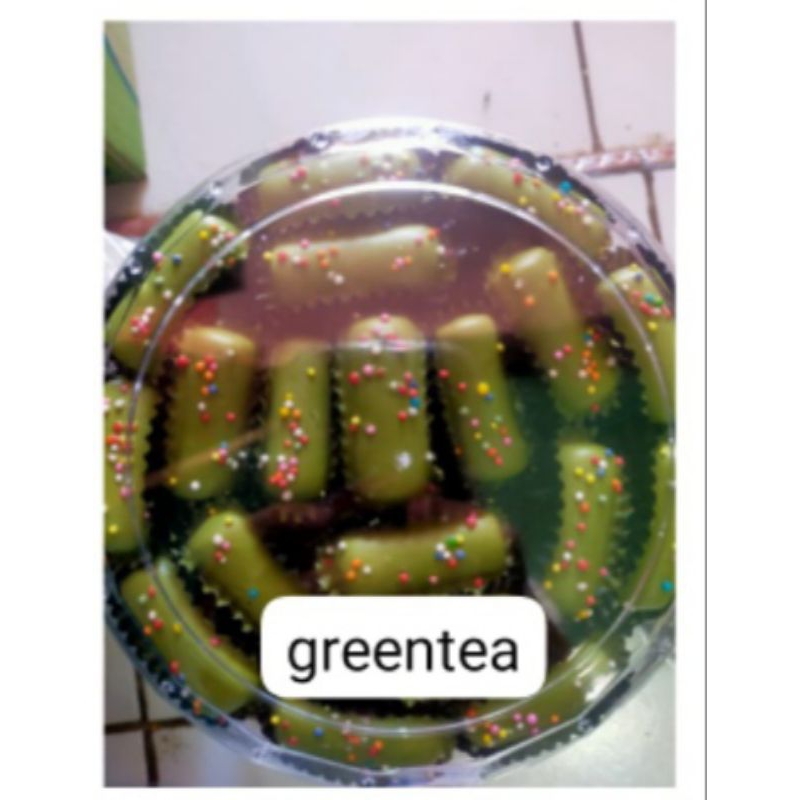 

kue coklat greentea