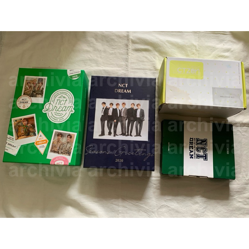 [BACA DESKRIPSI DULU] FULLSET NCT Dream Summer Vacation Season’s Greetings 2020 Ace Welcome Kit Back