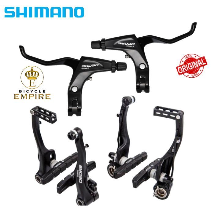 Handle Rem & V Brake Shimano Deore T610 Brake Lever Rem Sepeda MTB T 610 Bicycle Empire