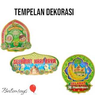 

STICKER GLITER SELAMAT HARI RAYA IDUL FITRI/STICKER DEKORASI