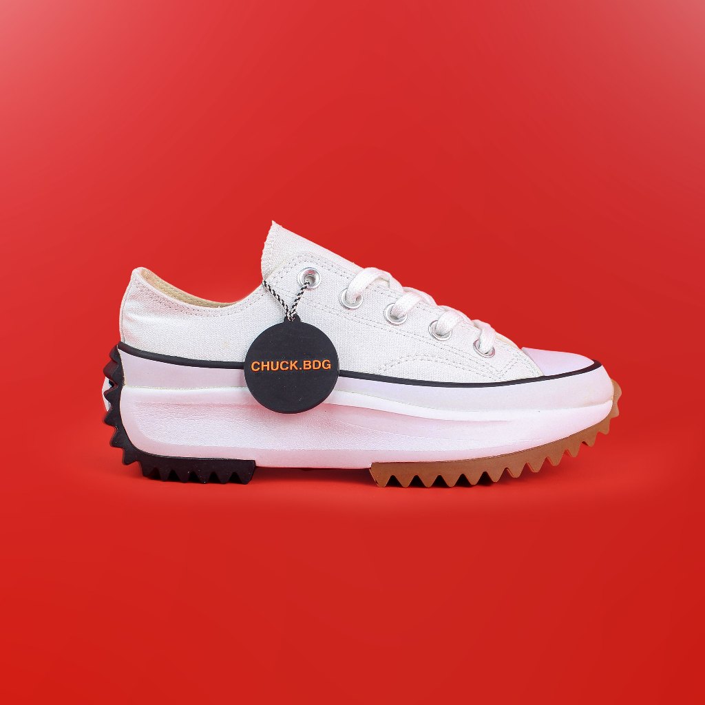 Converse Run Star Hike White Low 100% Original
