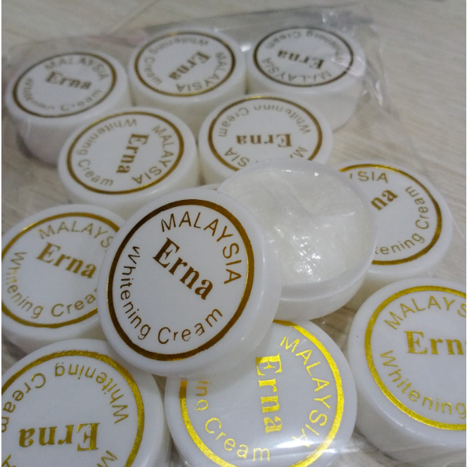[SATUAN] Cream Whitening Erna Malaysia - Cream Wajah / Cream Wajah Siang&Malam / Pelembab Wajah