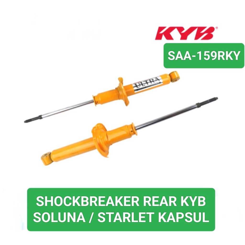 SHOCK BELAKANG TOYOTA SOLUNA STARLET KAPSUL SHOCKBREAKER REAR TOYOTA SOLUNA STARLET KAPSUL KYB ULTRA