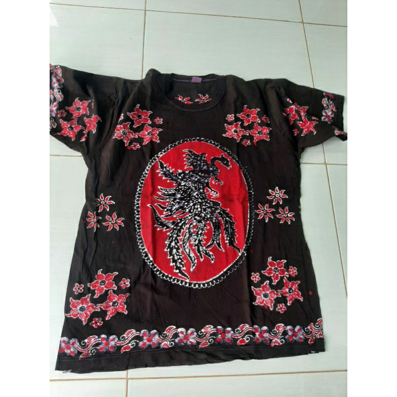 KAOS BATIK TUBAN TULIS CANTING