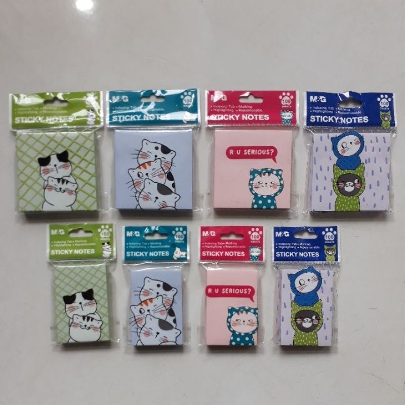 

STICKY NOTE SO MANY CATS COLOR : M&G