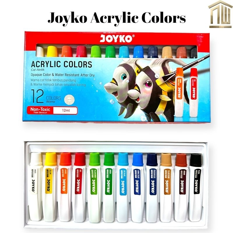 

Acrylic Color / Cat Akrilik Joyko TiTi / ACC-12ML-12 Warna Colors