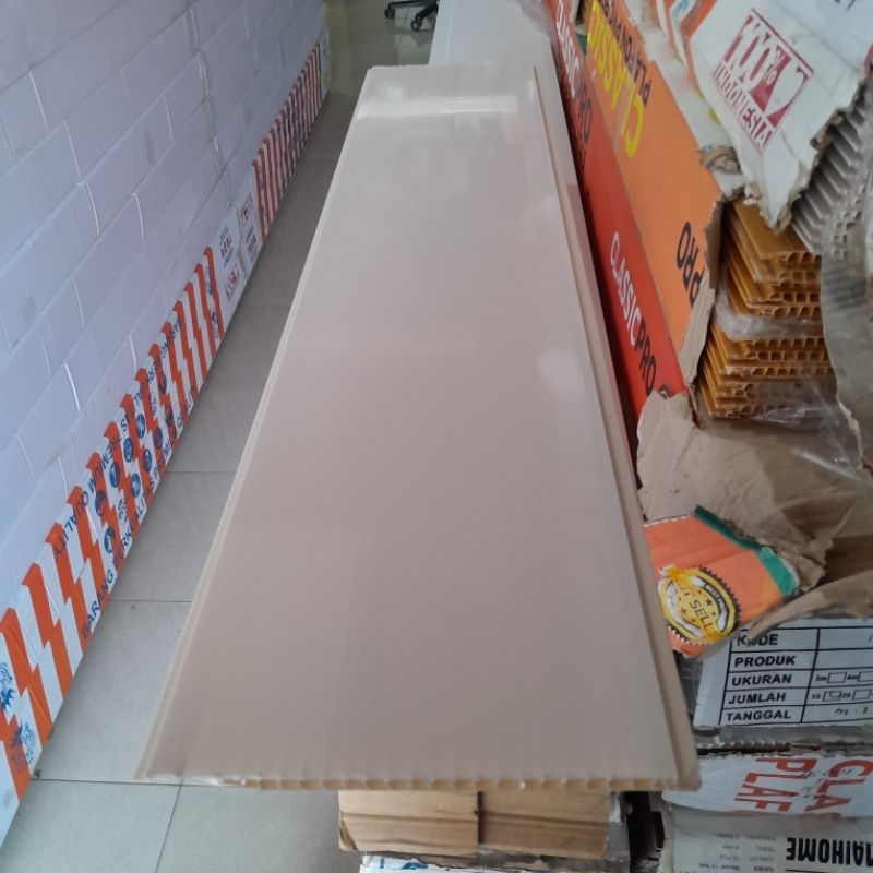 Plafon PVC Hoda putih polos Glossy T500
