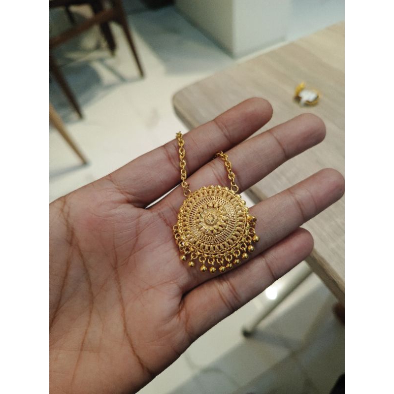 Kalung Emas Kadar 70% Model Rumbai