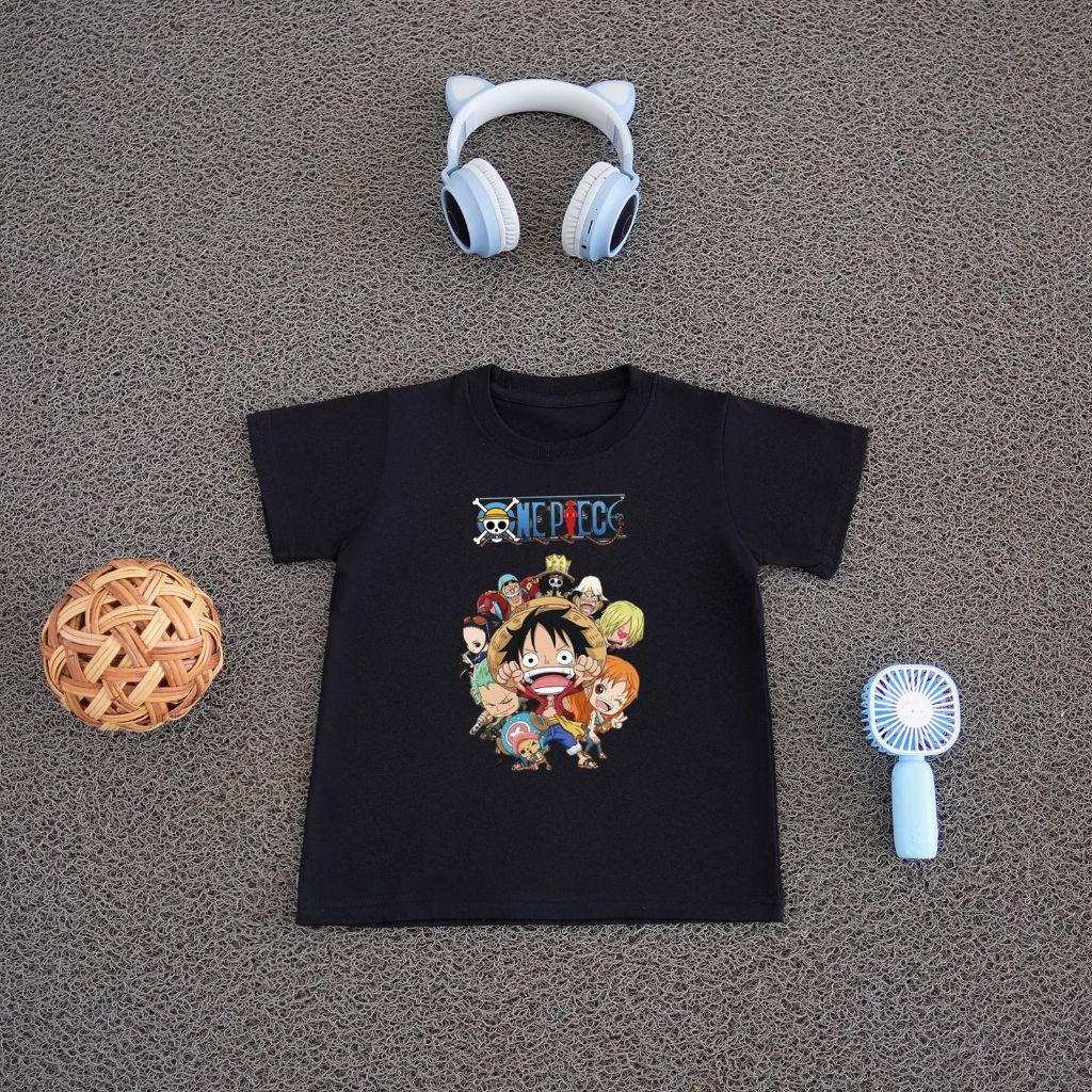 KAOS ANAK ONE PIECE / BAJU ANAK COWOK ONE PIECE / LUFFY / MUGIWARA