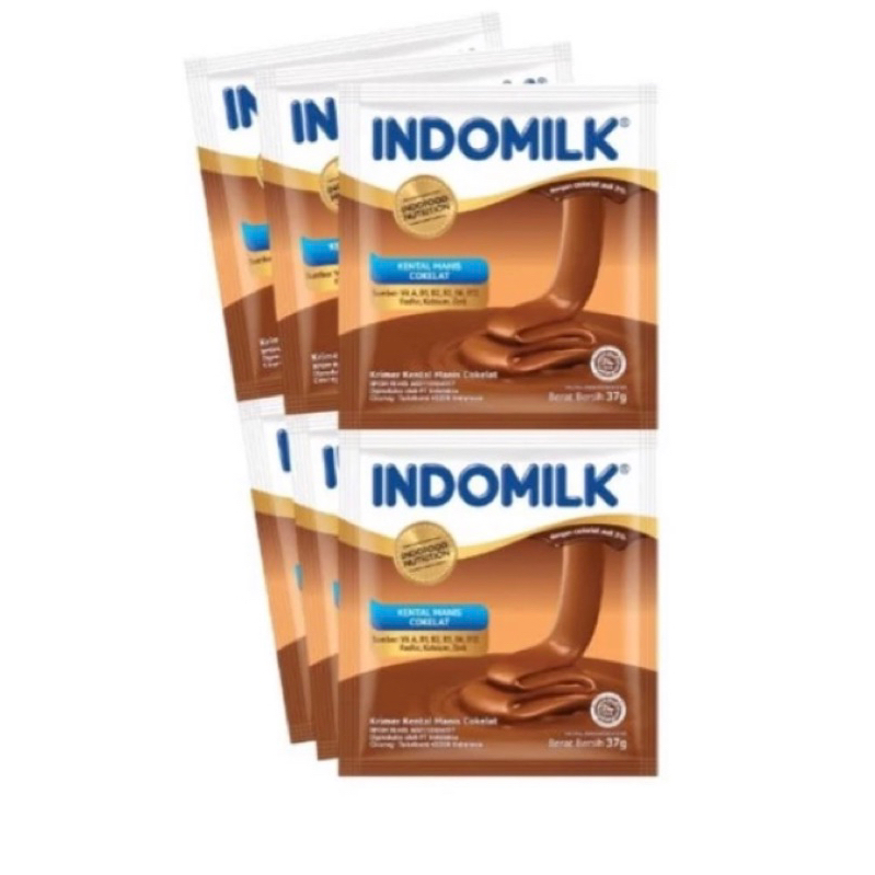 

Indomilk Susu Kental Manis Coklat 1 renceng isi 6 saset