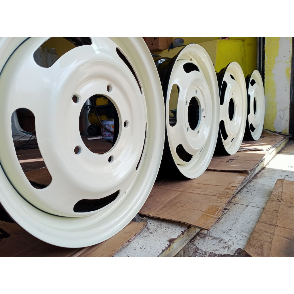 VELG KALENG BESI CUSTOM KASTEM R15 JIMNY KATANA ALL PCD