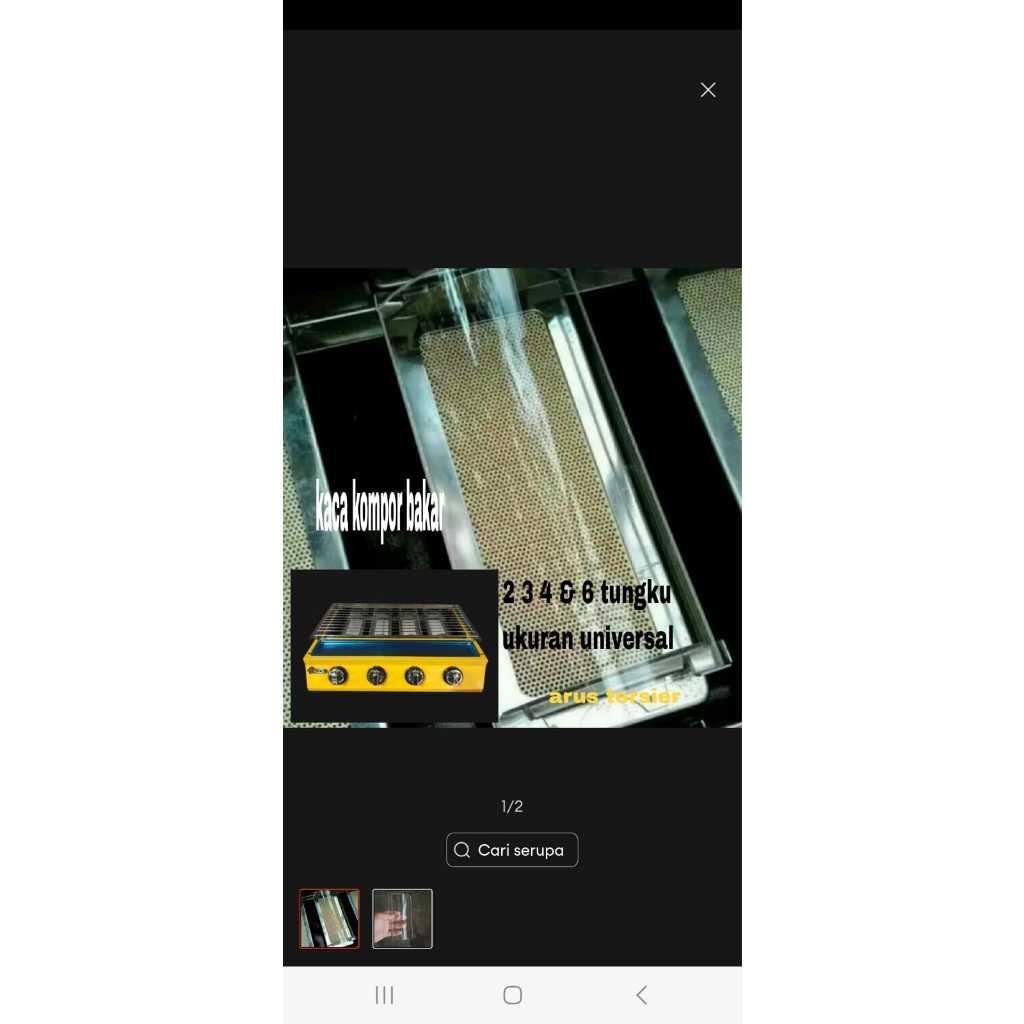 kaca kompor panggangan - kaca tahan panas kompor bakar