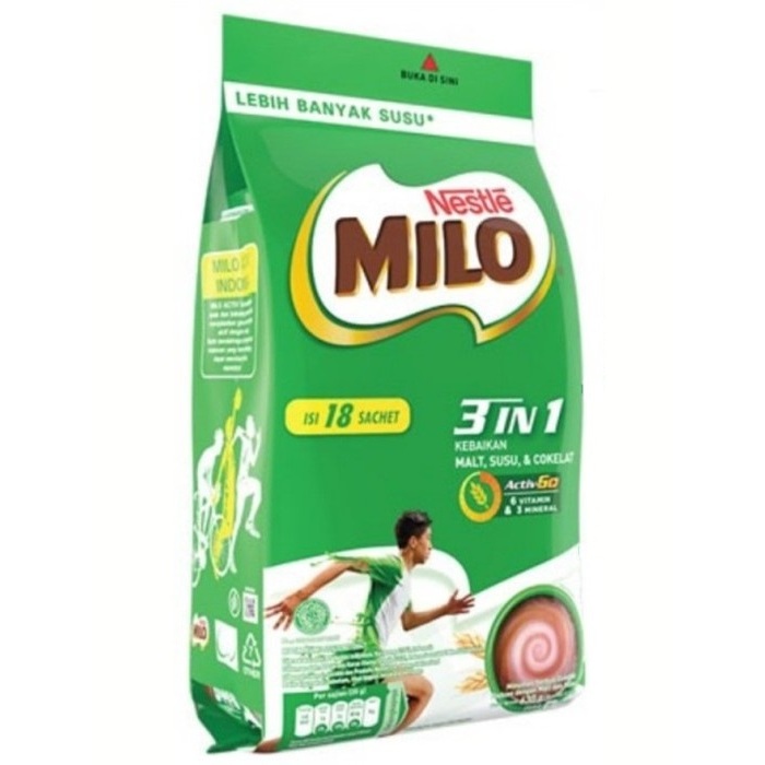 

Milo Bag Active Go 3in1 Bubuk 34gx18pcs