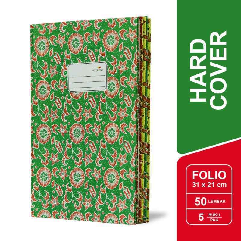 

PAPERLINE BUKU HARD COVER FOLIO 50 LEMBAR - BUKU PEMBUKUAN