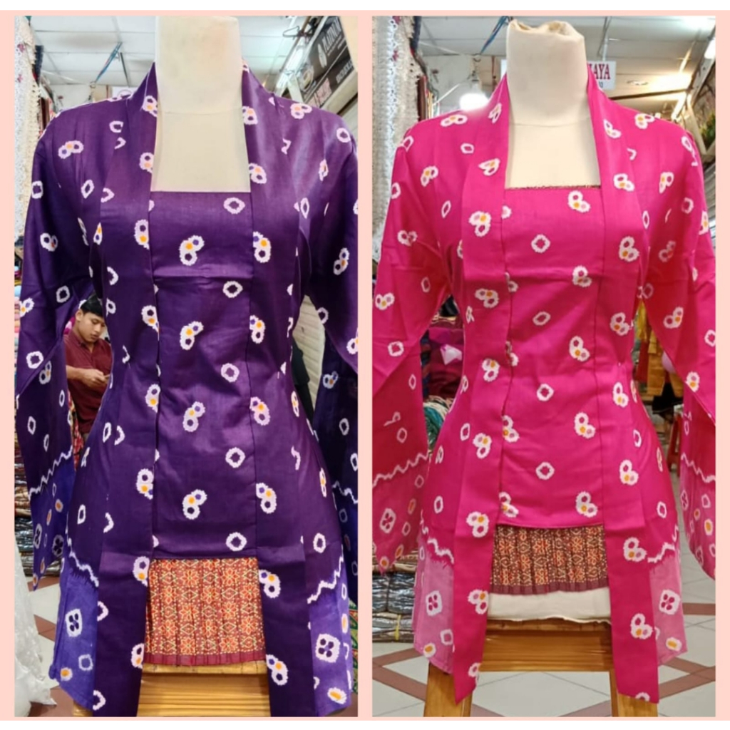 KEBAYA KARTINI MOTIF JUMPUTAN/KEBAYA KUTUBARU JUMPUTAN
