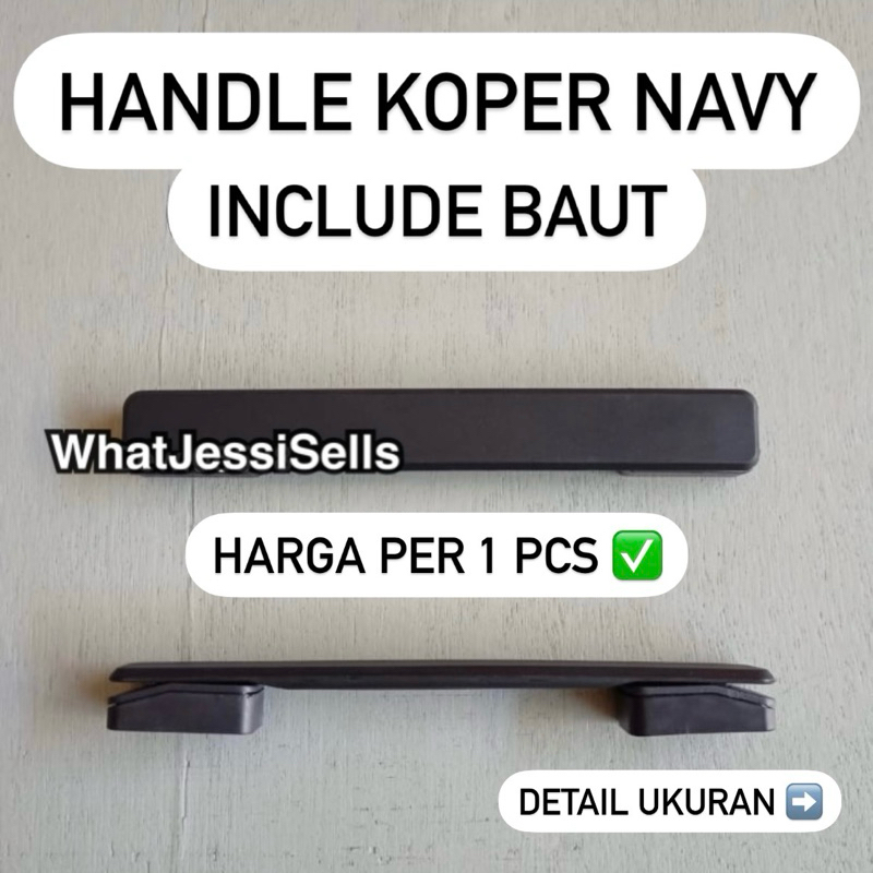 HANDLE KOPER NAVY / sparepart pegangan handel all brand Elle pierre cardin