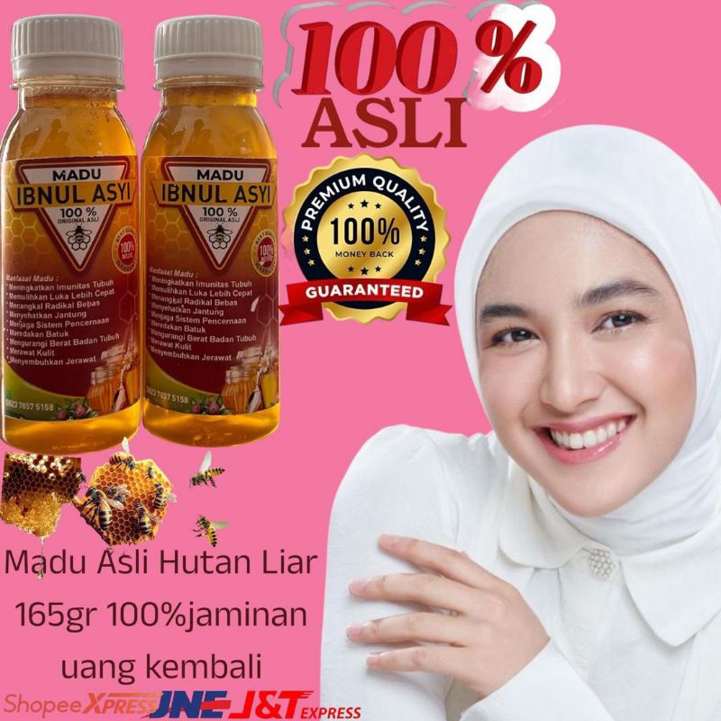 

Madu Asli Ibnul Asyi 164gr (Madu Hutan Asli) Money Back jika madu Palsu (juga bukan madu peliharaan) #Original Madu Hutan#