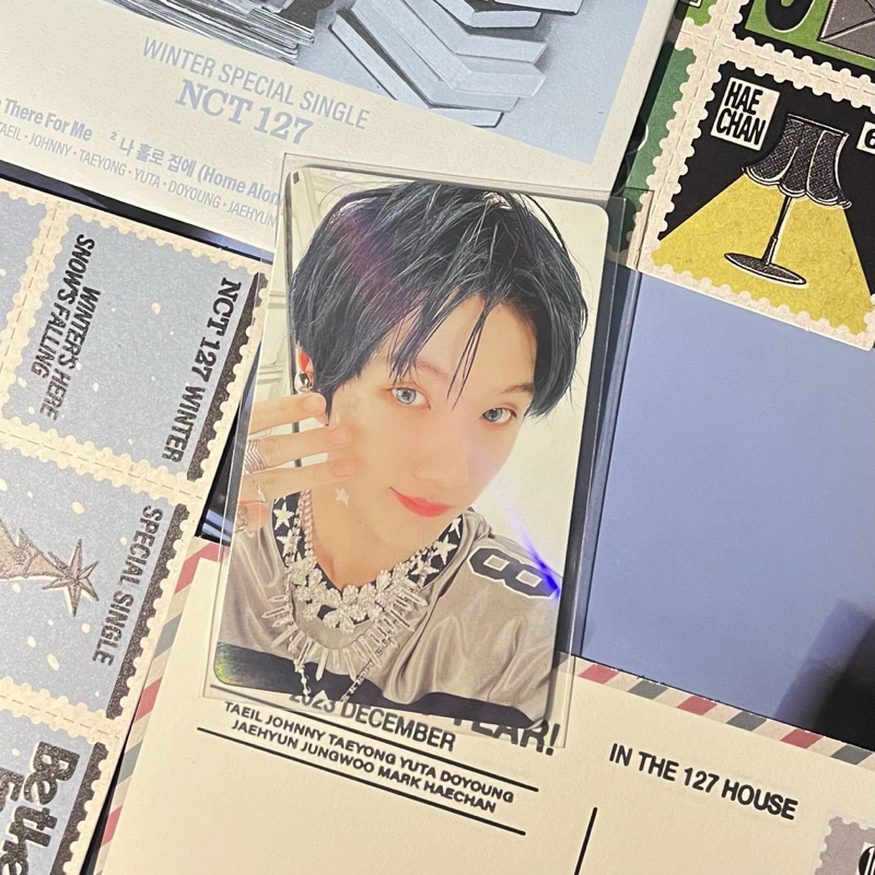official photocard jisung pob kmstation qr istj