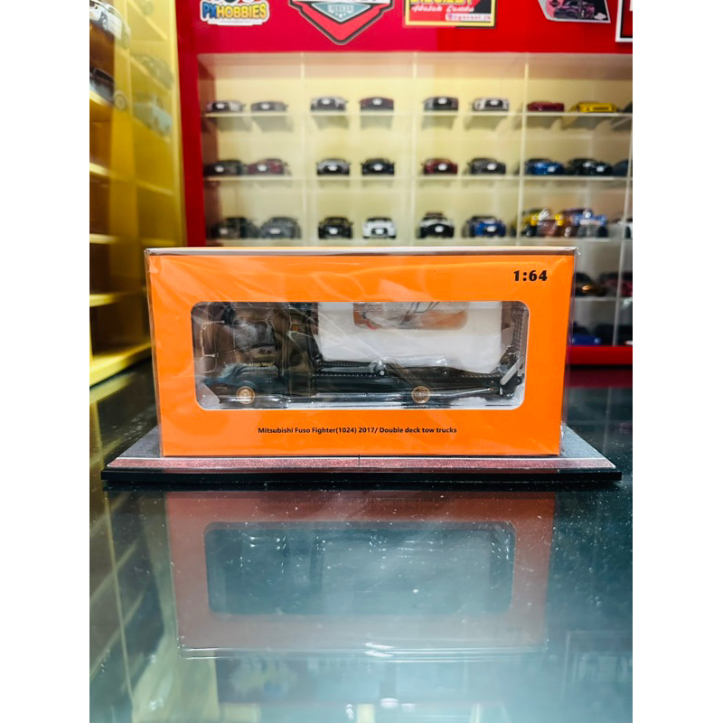 GCD 1:64 Mitsubishi Fuso Fighter 2017 Double Deck Tow Trucks RWB Livery