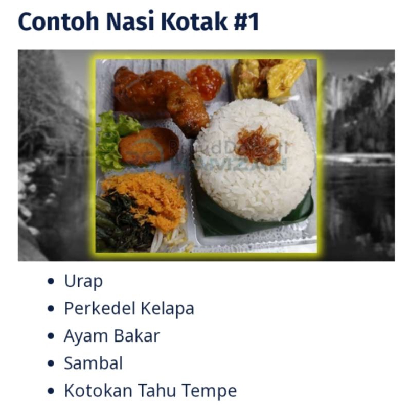 

paket nasi 1