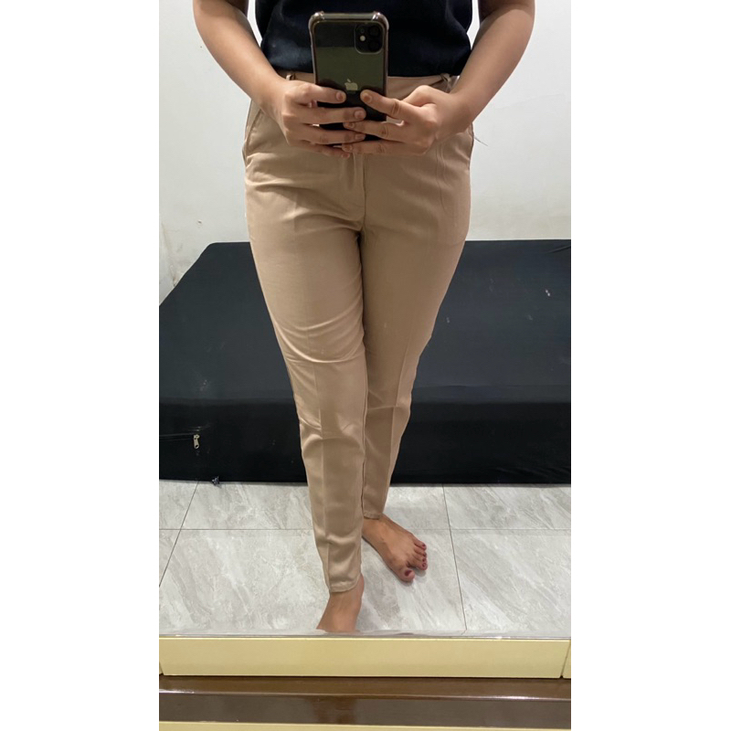 (Nett) NEW Celana Kantor / Celana Krem / Office Pants / Cream Pants / Celana Bahan / Celana Formal /