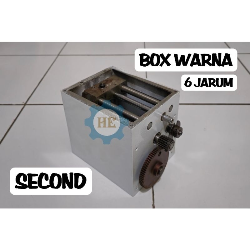 BOX WARNA 6 JARUM SECOND / BOX COLOUR CHANGE 6 JARUM MESIN BORDIR KOMPUTER
